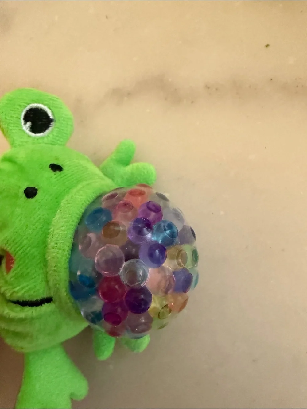 Green Frog Plush “Orbeeze” Squeeze ball